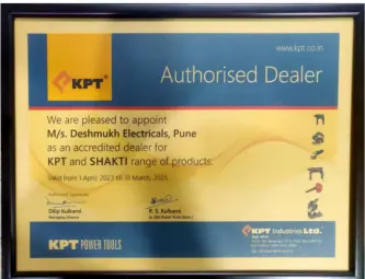 KPT Authorised Certiication